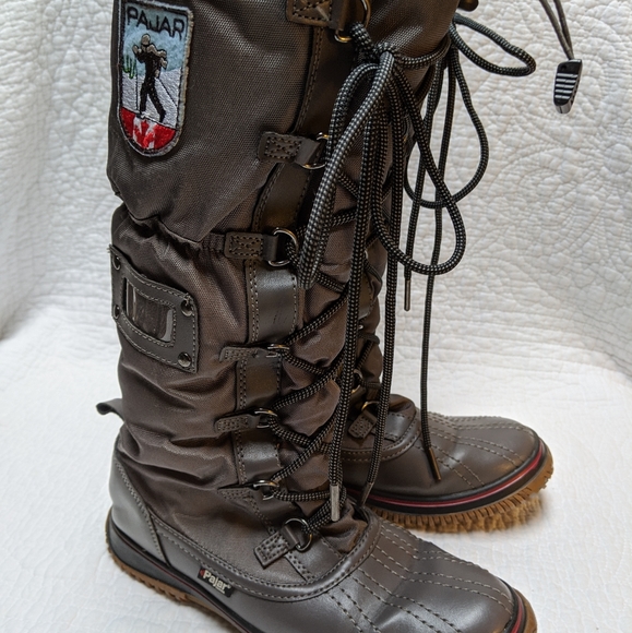 Pajar tall gray waterproof Gia boots, size 7-7.5 - Picture 8 of 13